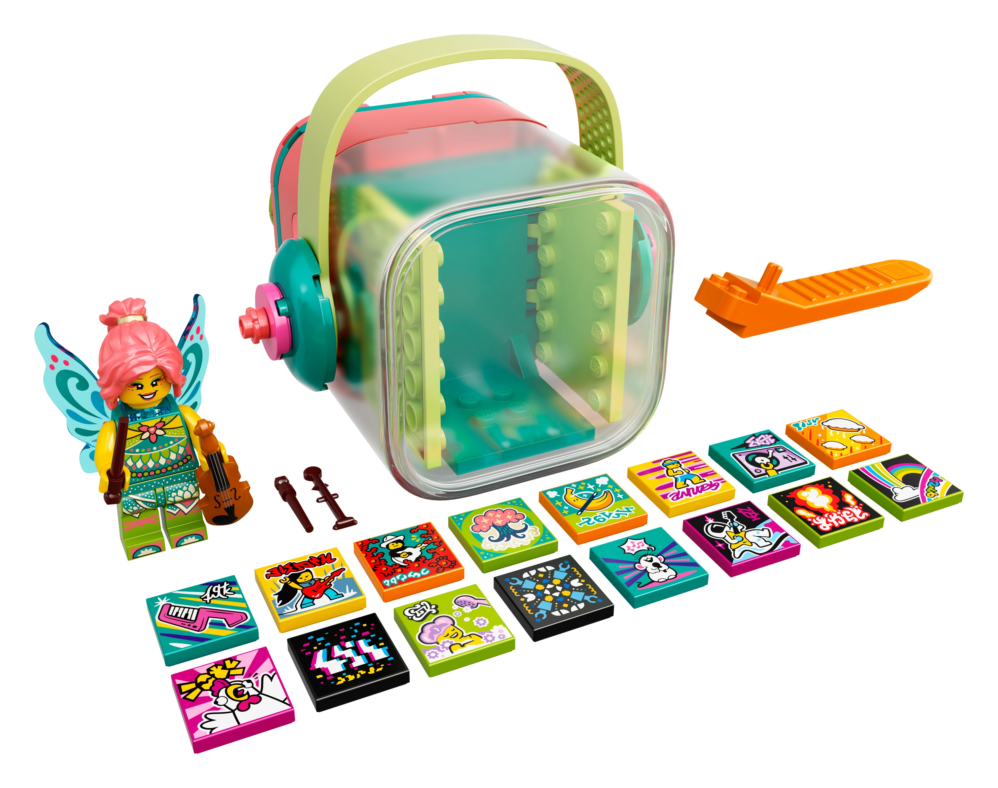 LEGO 43113 VIDIYO K-Pawp Concert Beatbox Music Video Maker Musik Spielzeug Set für Kinder mit AR App & 43110 VIDIYO Folk Fairy Beatbox Music Video Maker 